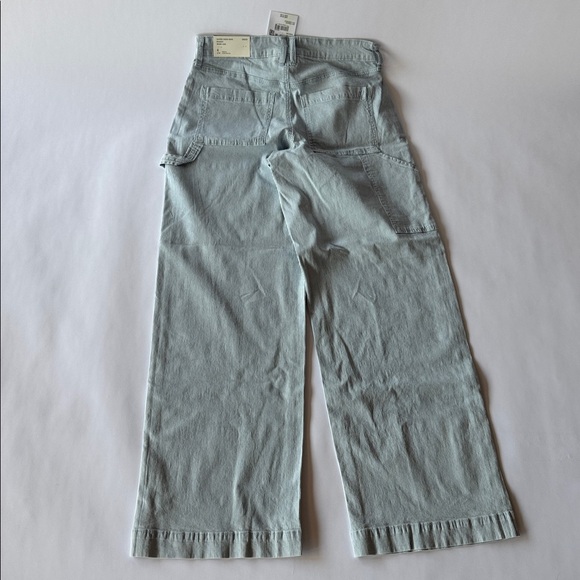 American Eagle AE High Rise Baggy Wide Leg Railroad Stripe Jeans - Picture 5 of 6